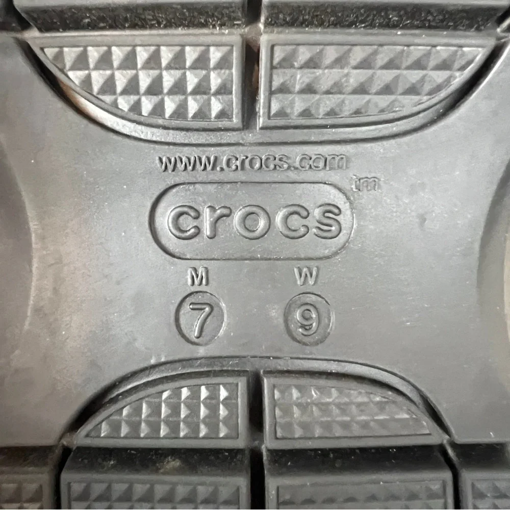 Crocs Black Classic Mega Crush Sandals - Picture 6 of 6